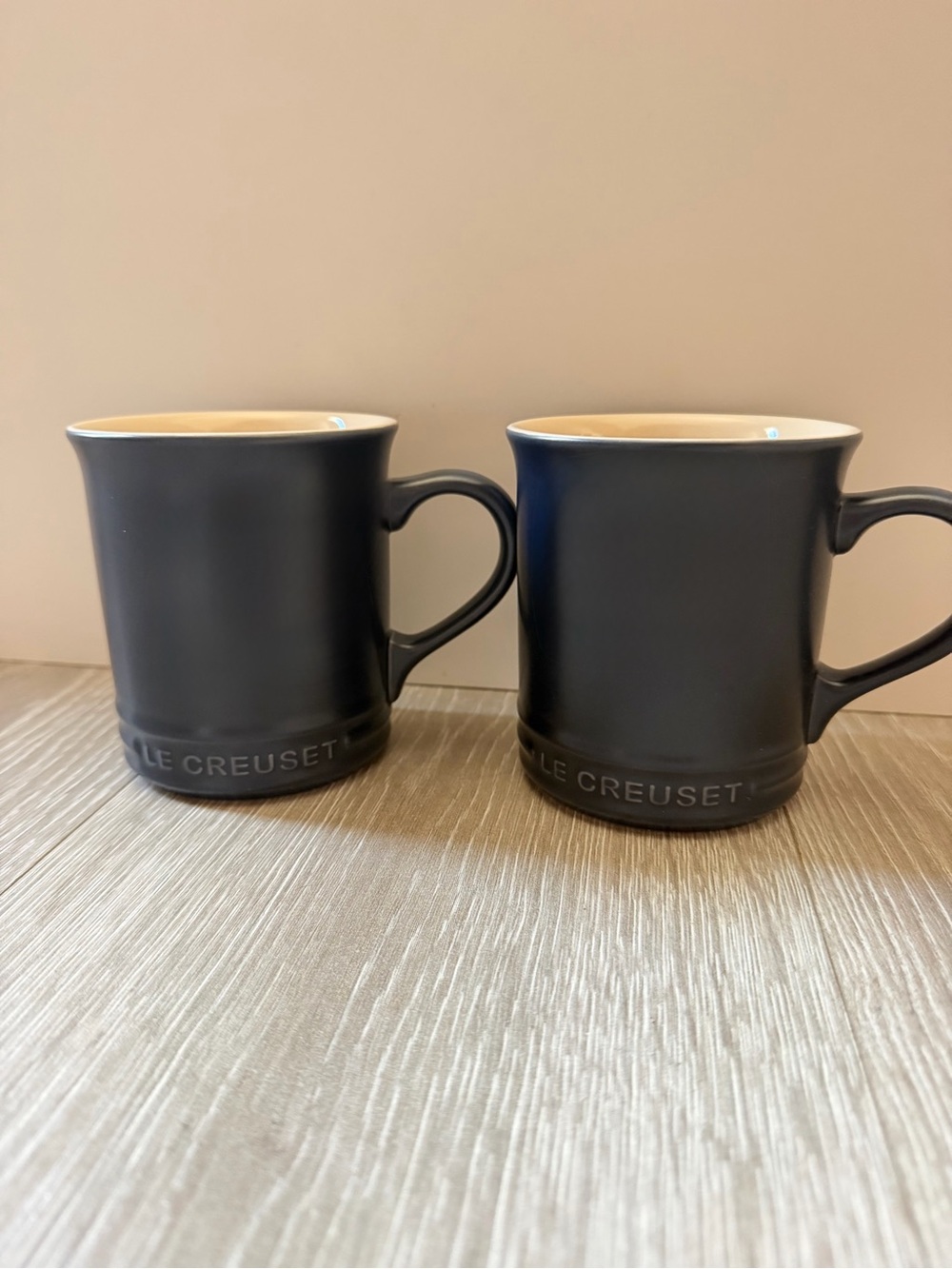 Le Creuset Navy Matte Mugs - Set of 2
